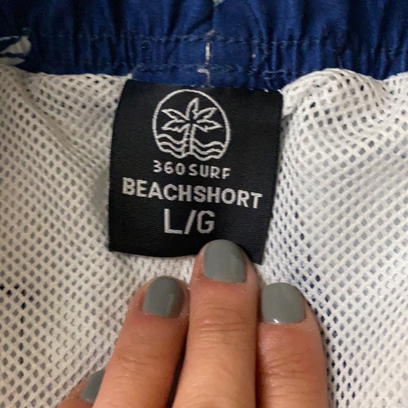 Men’s Swim Trunks with Dolphins - Picture 4 of 4